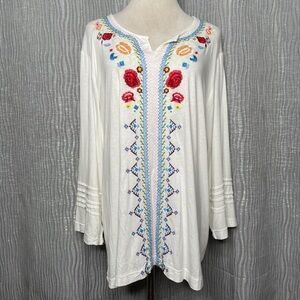 Liv Los Angeles Embroidered top